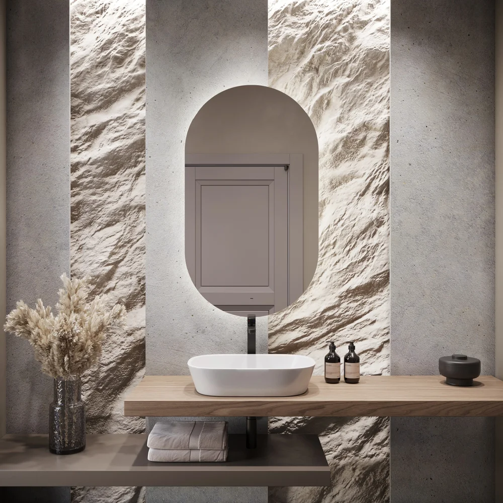 Зеркало DIWO Углич 70 с подсветкой от магазина ЛесКонПром.ру