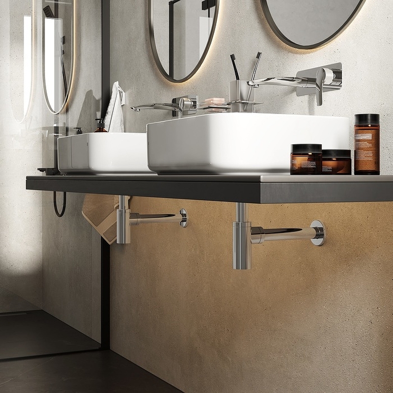 Сифон для раковины Iddis Optima Home OPTSB00i84 Хром от магазина ЛесКонПром.ру