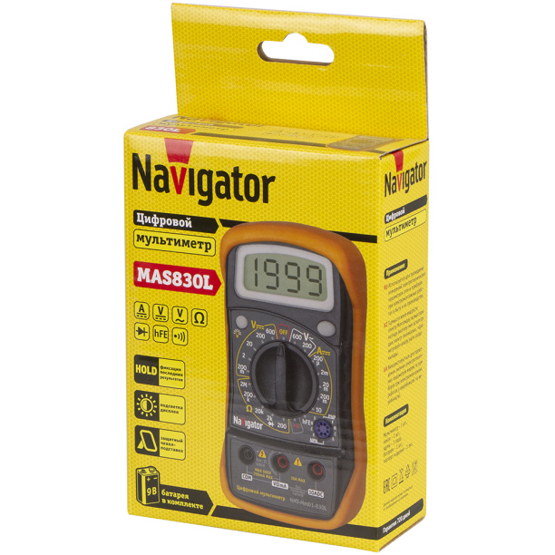 Мультиметр Navigator 830L от магазина ЛесКонПром.ру