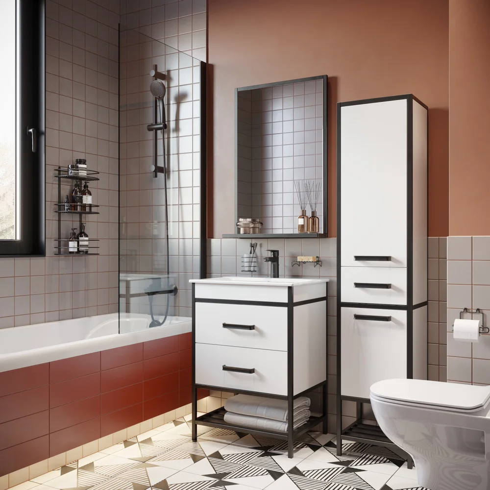 Полка DIWO Смоленск П16090 черный муар от магазина ЛесКонПром.ру