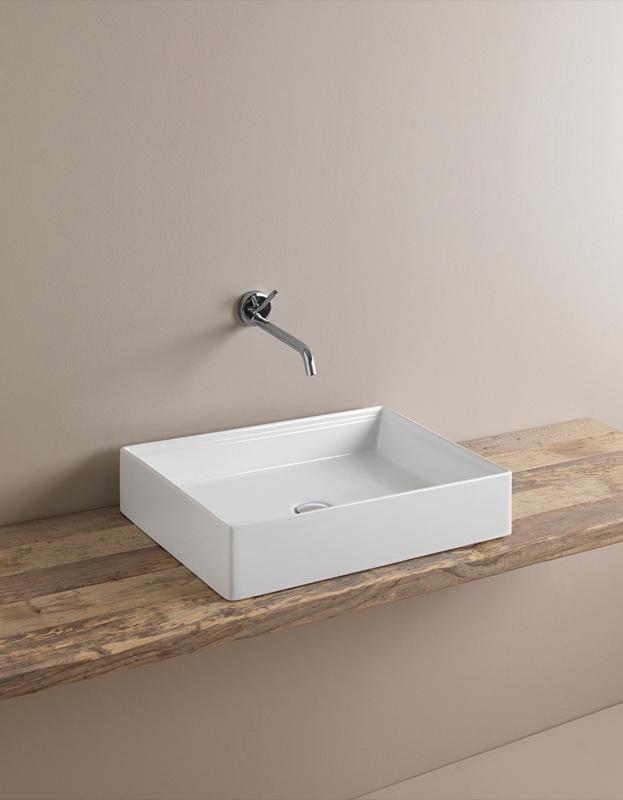 Раковина Artceram Scalino 55 SCL002 01 00 Белая от магазина ЛесКонПром.ру