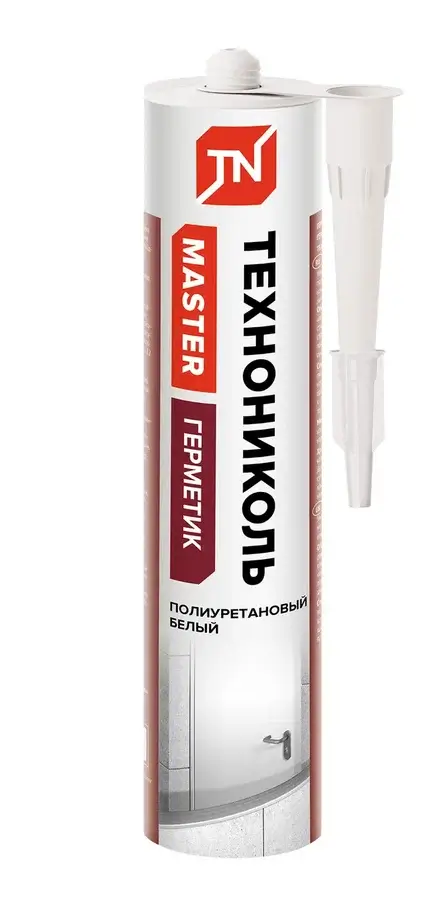 Герметик ТЕХНОНИКОЛЬ ПУ MASTER белый 310 мл от магазина ЛесКонПром.ру