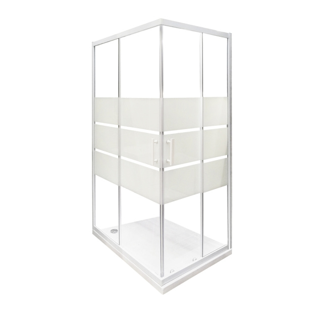 Душевой уголок FLUMEN Rois 90х90х195 см без поддона от магазина ЛесКонПром.ру
