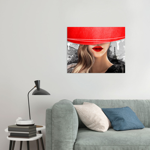 Канвас 40х50 см Губы от магазина ЛесКонПром.ру