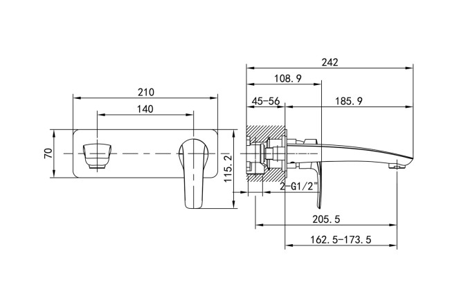Смеситель для умывальника IDDIS Ray 80544239 от магазина ЛесКонПром.ру