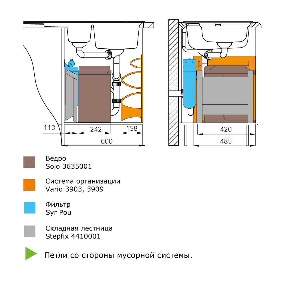 Фильтр водоочистки с краном питьевой воды SYR POU 7315.10.002 от магазина ЛесКонПром.ру