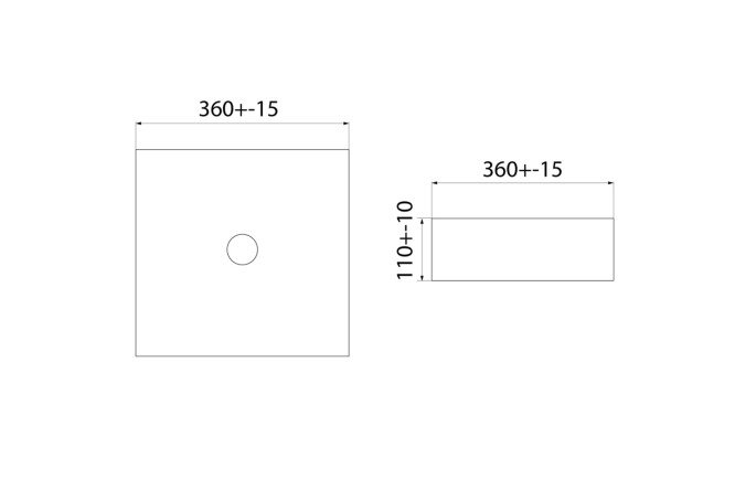 Умывальник накладной IDDIS Slide 80534108 от магазина ЛесКонПром.ру