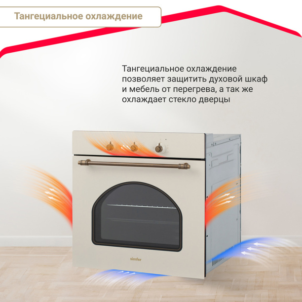 Электрический духовой шкаф Simfer B6EO18017 от магазина ЛесКонПром.ру