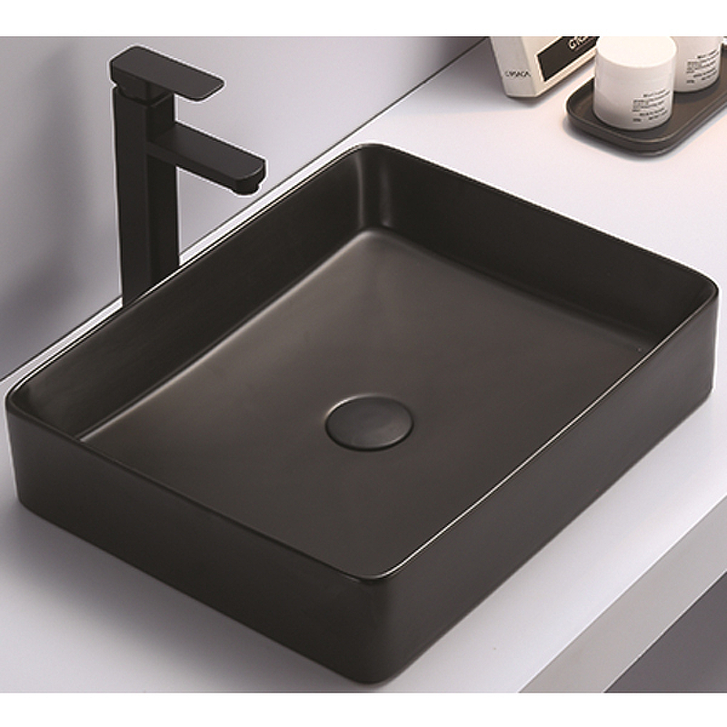 Раковина-чаша CeramaLux 50 7050KMB Черная матовая от магазина ЛесКонПром.ру