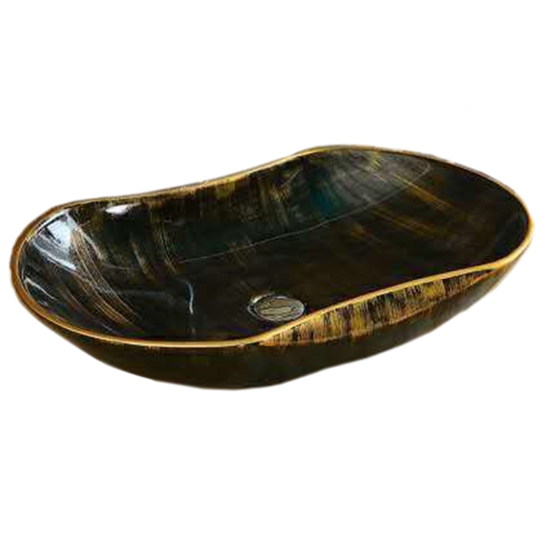 Раковина-чаша CeramaLux 66 7097 Бронза от магазина ЛесКонПром.ру