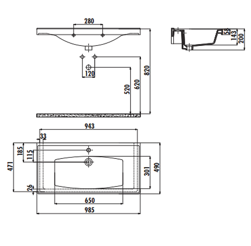 Раковина Creavit Sera 100 TF200-00CB00E-0000 Белая от магазина ЛесКонПром.ру