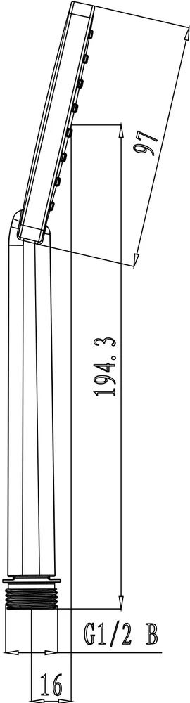 Душевая лейка Lemark LM1411C от магазина ЛесКонПром.ру