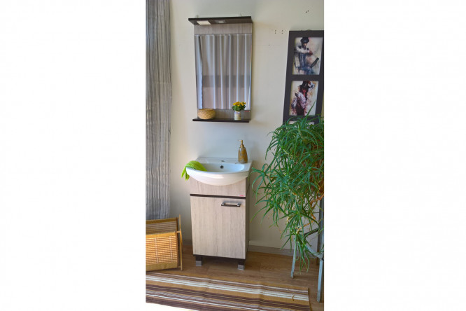 Зеркало с полкой Sanflor Толедо 80353228 от магазина ЛесКонПром.ру