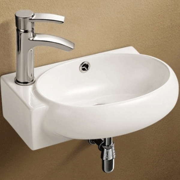 Раковина WeltWasser Aisbach 5011 L 43 10000003874 Белый глянец от магазина ЛесКонПром.ру