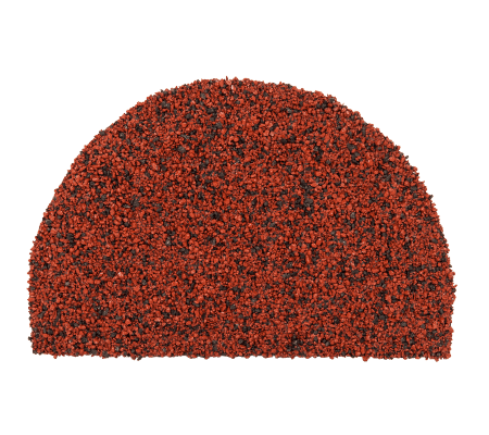 Заглушка полукруглого конька LUXARD бордо от магазина ЛесКонПром.ру