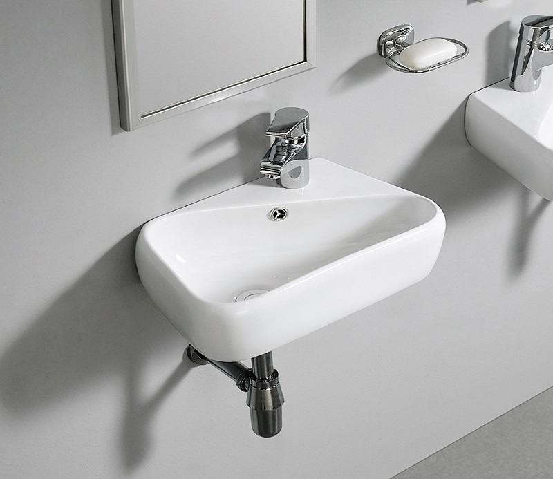 Раковина CeramaLux 45 9275L Белая от магазина ЛесКонПром.ру