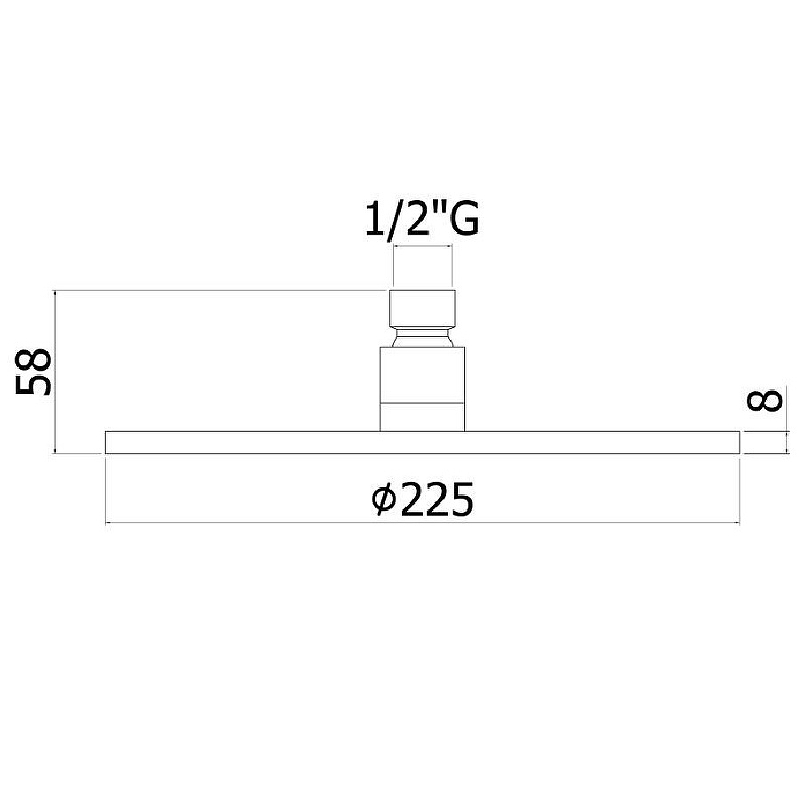 Верхний душ Paffoni Master ZSOF074CR Хром от магазина ЛесКонПром.ру