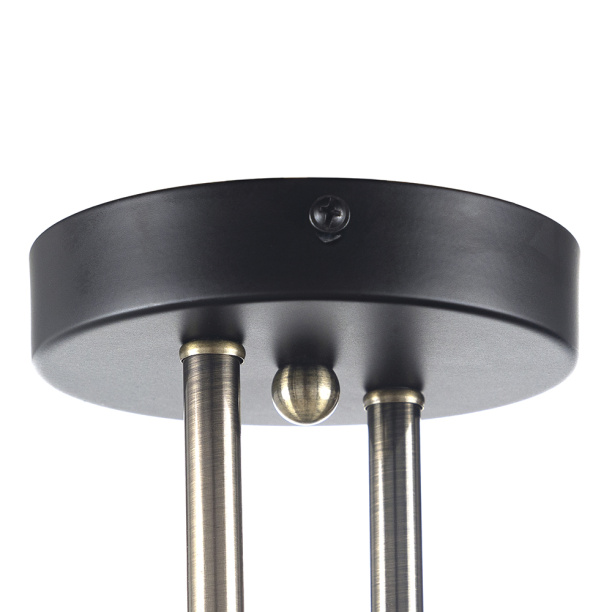 Люстра NEODECO Радмила 2х60 Вт Е27 черная от магазина ЛесКонПром.ру