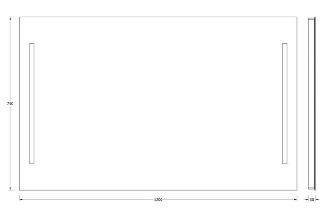 Зеркало EVOFORM Ledline 80372850 от магазина ЛесКонПром.ру