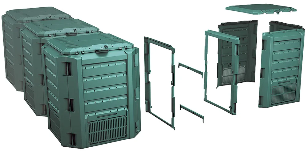 Компостер Prosperplast Module 1600 л, зеленый от магазина ЛесКонПром.ру