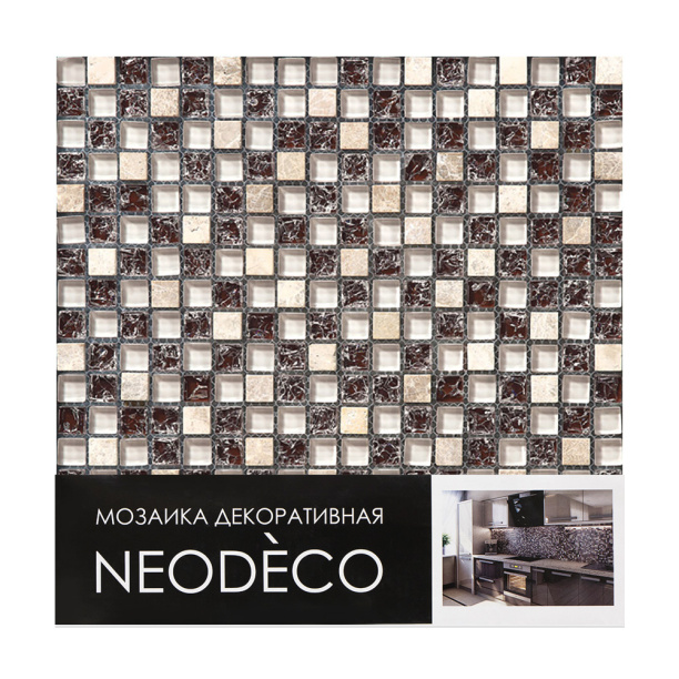 Мозаика NEODECO MY3104 комбинированная 30х30х0,8 см от магазина ЛесКонПром.ру