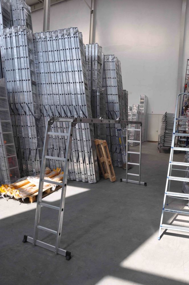 Алюминиевая лестница трансформер HERCULES 4Х3 CAGSAN от магазина ЛесКонПром.ру