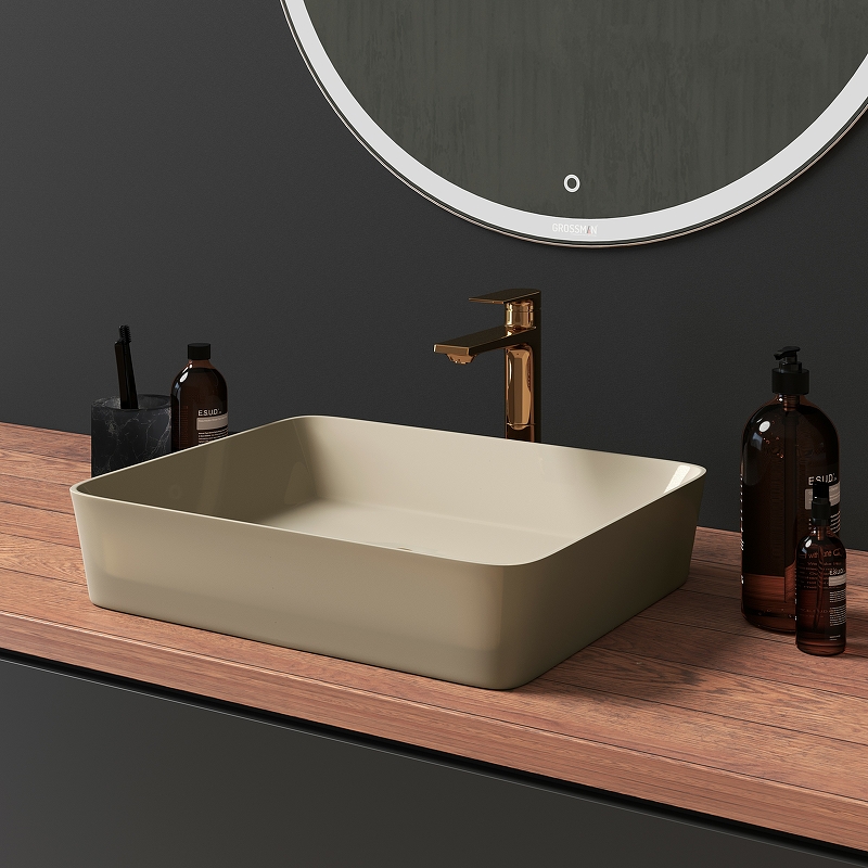 Раковина-чаша Grossman 48 GR-3016BEM Бежевая матовая от магазина ЛесКонПром.ру