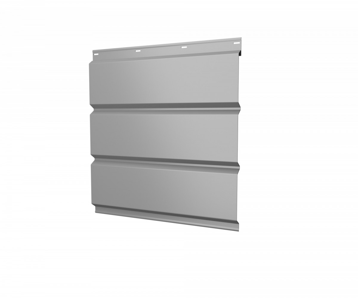Софит металлический без перфорации 0,5 Satin с пленкой RAL 9003 сигнальный белый от магазина ЛесКонПром.ру