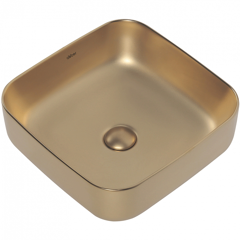 Раковина-чаша Abber Rechteck 39 AC2211MMG Золото матовое от магазина ЛесКонПром.ру