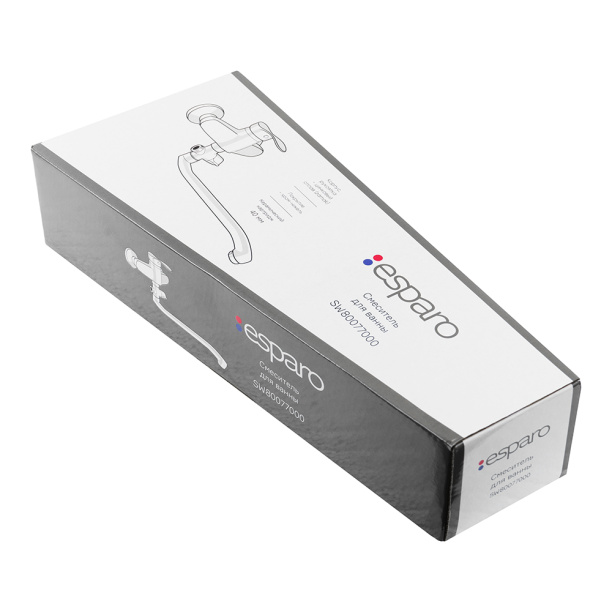 Смеситель для ванны Esparo SW80077000 с длинным изливом от магазина ЛесКонПром.ру