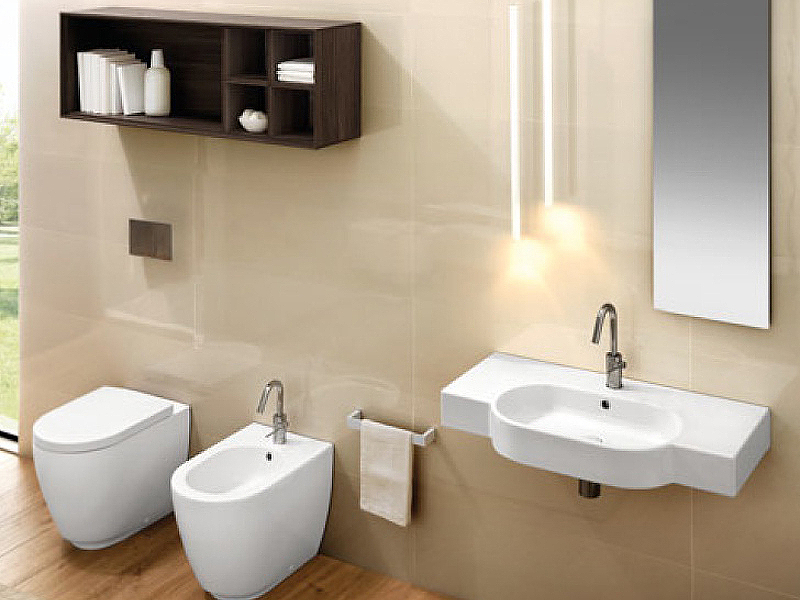 Раковина Hatria Area 81 Y0UP01 Белая от магазина ЛесКонПром.ру