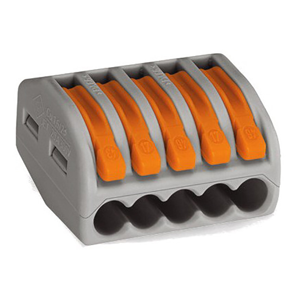 Клемма WAGO 5-проводная 5 шт от магазина ЛесКонПром.ру