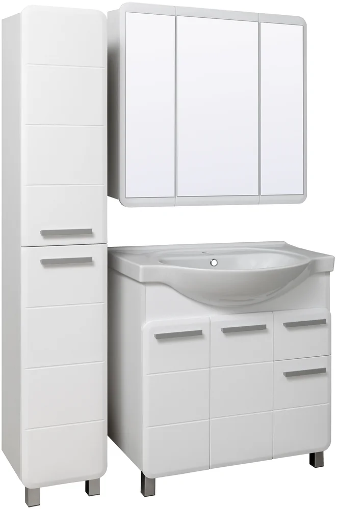 Зеркало-шкаф Runo Эрика 80 от магазина ЛесКонПром.ру