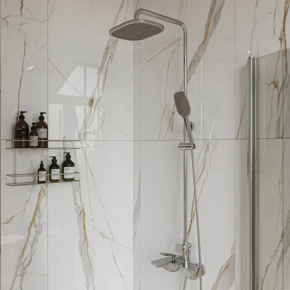 Полка DIWO Смоленск П16101 хром от магазина ЛесКонПром.ру