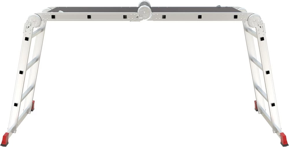 Профессиональная алюминиевая лестница-трансформер с помостом, ширина 650 мм NV3332 НОВАЯ ВЫСОТА 4Х3 арт.3332403 от магазина ЛесКонПром.ру