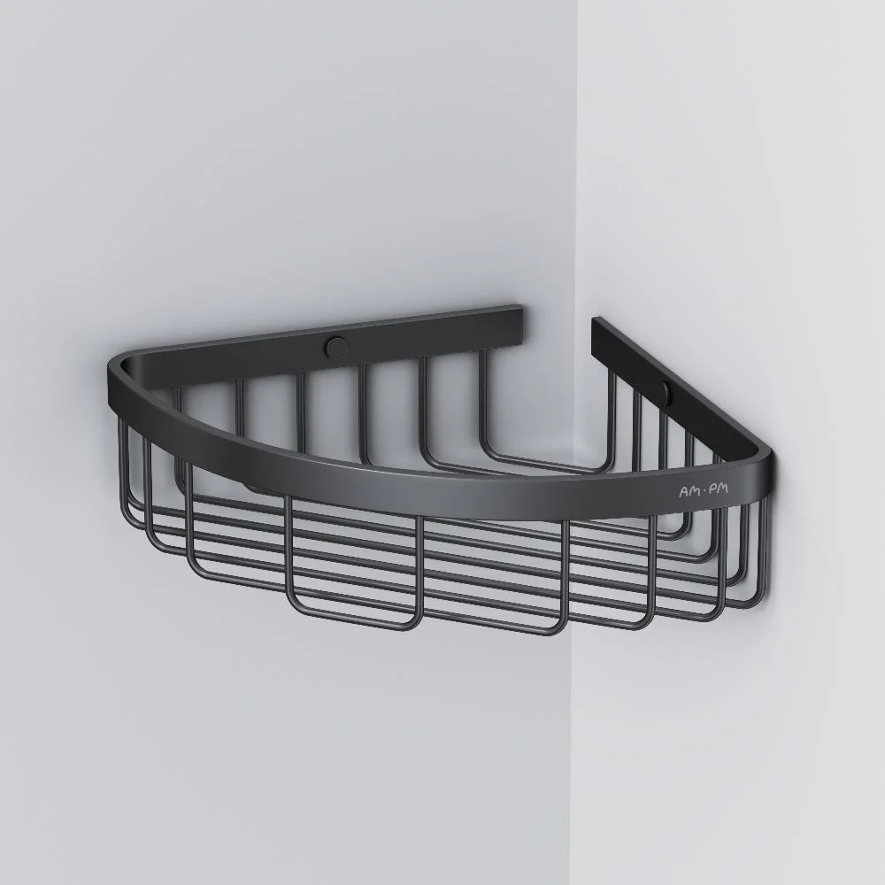 Полка AM.PM Sense L A7452122 угловая, черная от магазина ЛесКонПром.ру