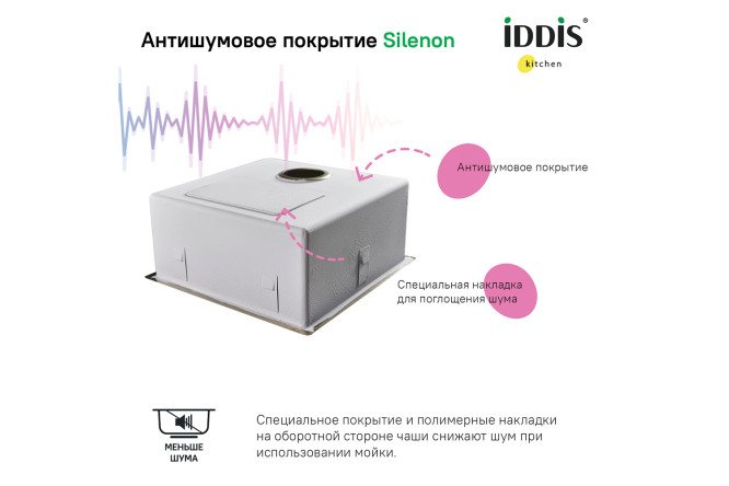 Мойка врезная IDDIS Edifice 80550610 от магазина ЛесКонПром.ру