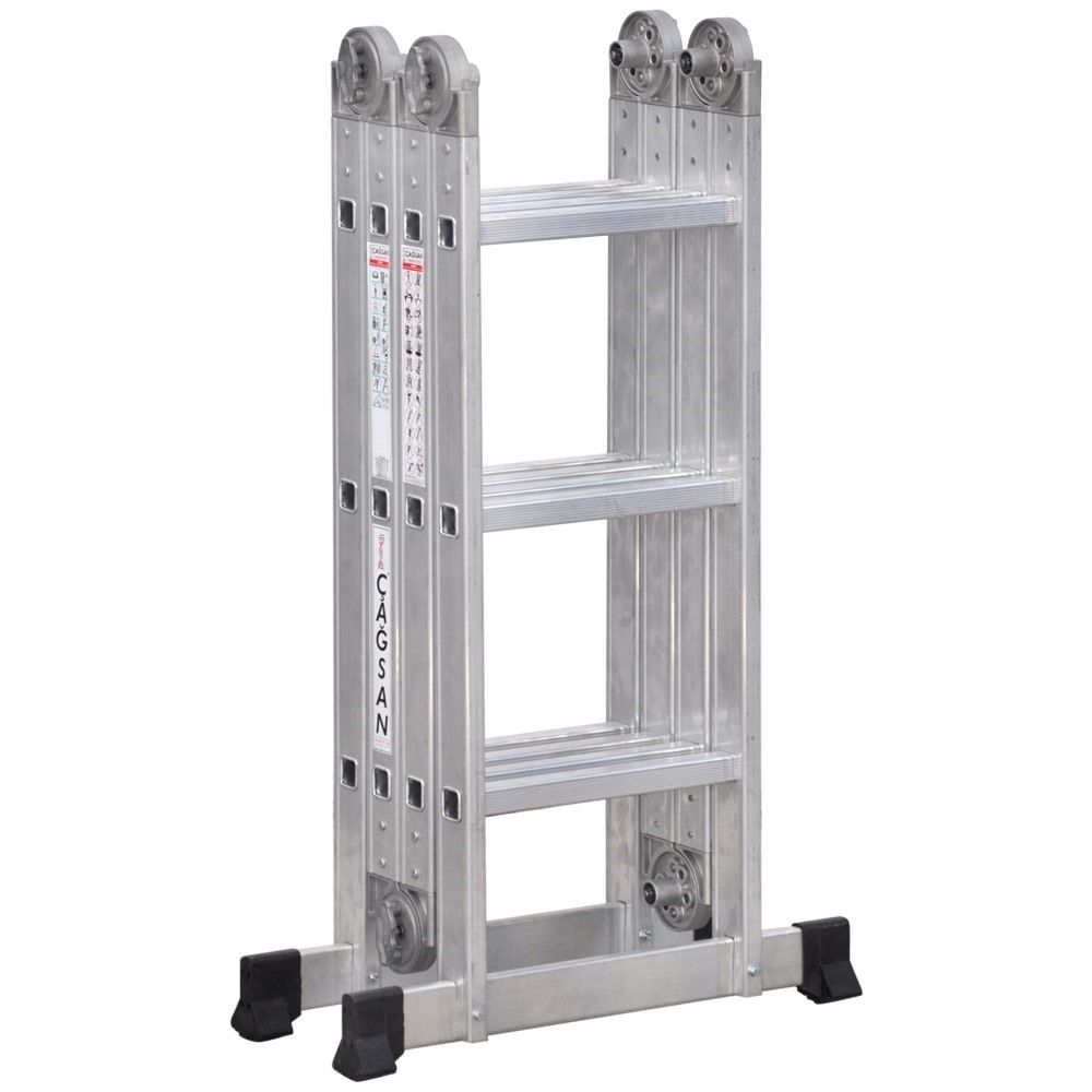 Алюминиевая лестница трансформер HERCULES 4Х3 CAGSAN от магазина ЛесКонПром.ру