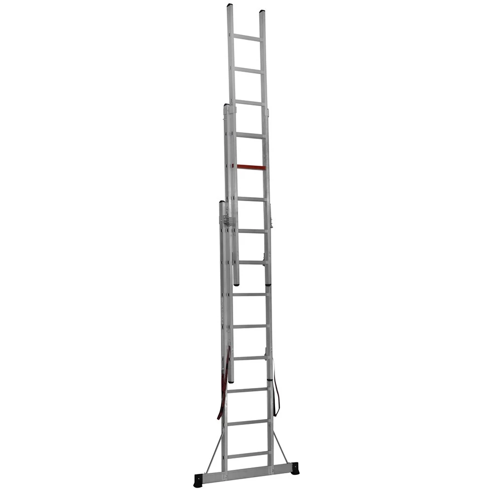 Трехсекционная алюминиевая лестница 3х8 CAGSAN арт.TS175 от магазина ЛесКонПром.ру