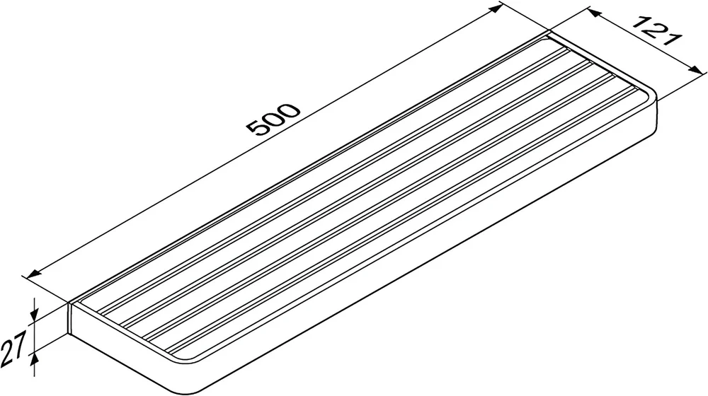 Полка Damixa Jupiter DA7737600 от магазина ЛесКонПром.ру