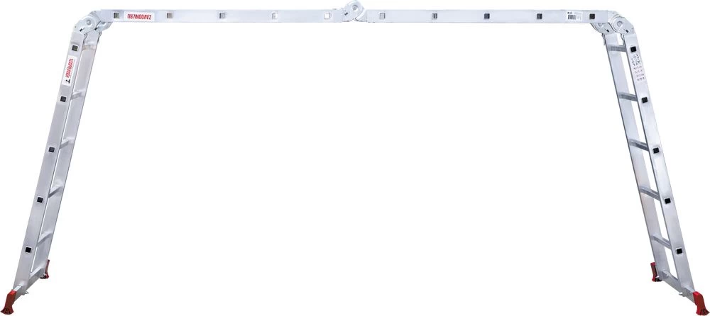 Алюминиевая четырехсекционная лестница-трансформер 400 мм NV2322 НОВАЯ ВЫСОТА 4Х5 арт.2322405 от магазина ЛесКонПром.ру