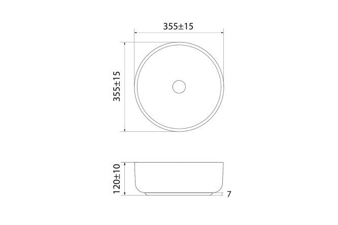 Умывальник накладной IDDIS Ray 80534106 от магазина ЛесКонПром.ру