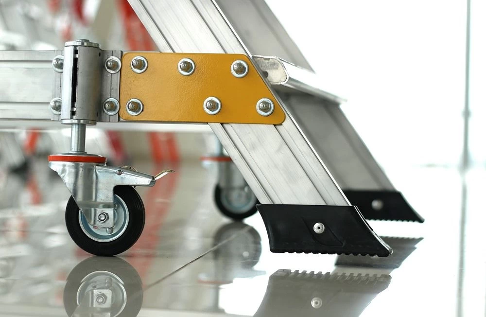 Алюминиевая промышленная платформа 3 ступени CAGSAN односторонняя (арт.EP2) от магазина ЛесКонПром.ру