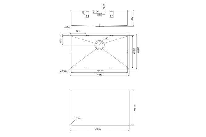 Мойка врезная IDDIS Edifice 80550584 от магазина ЛесКонПром.ру