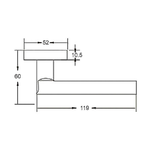 Дверные ручки TIXX Вито матовый никель от магазина ЛесКонПром.ру