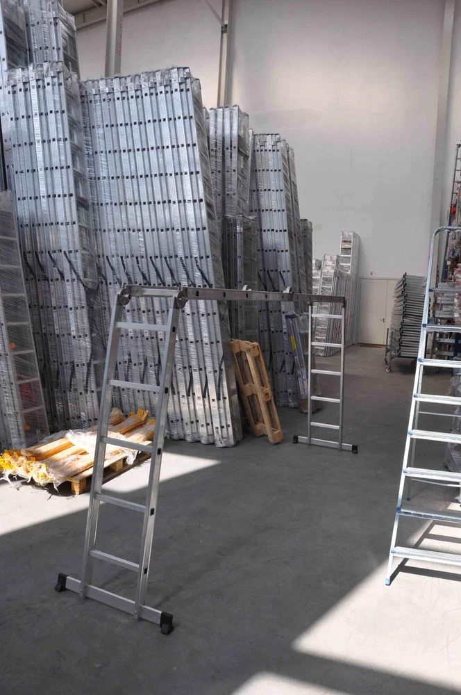 Алюминиевая лестница трансформер HERCULES 4Х5 CAGSAN от магазина ЛесКонПром.ру