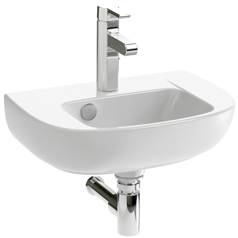 Раковина Jacob Delafon Odeon Up 45 E4760-00 Белая от магазина ЛесКонПром.ру