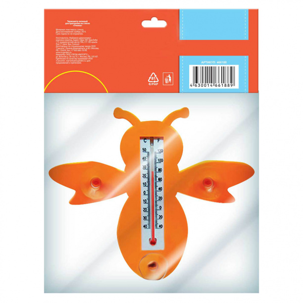 Термометр оконный Пчелка 23х20,5 см от магазина ЛесКонПром.ру