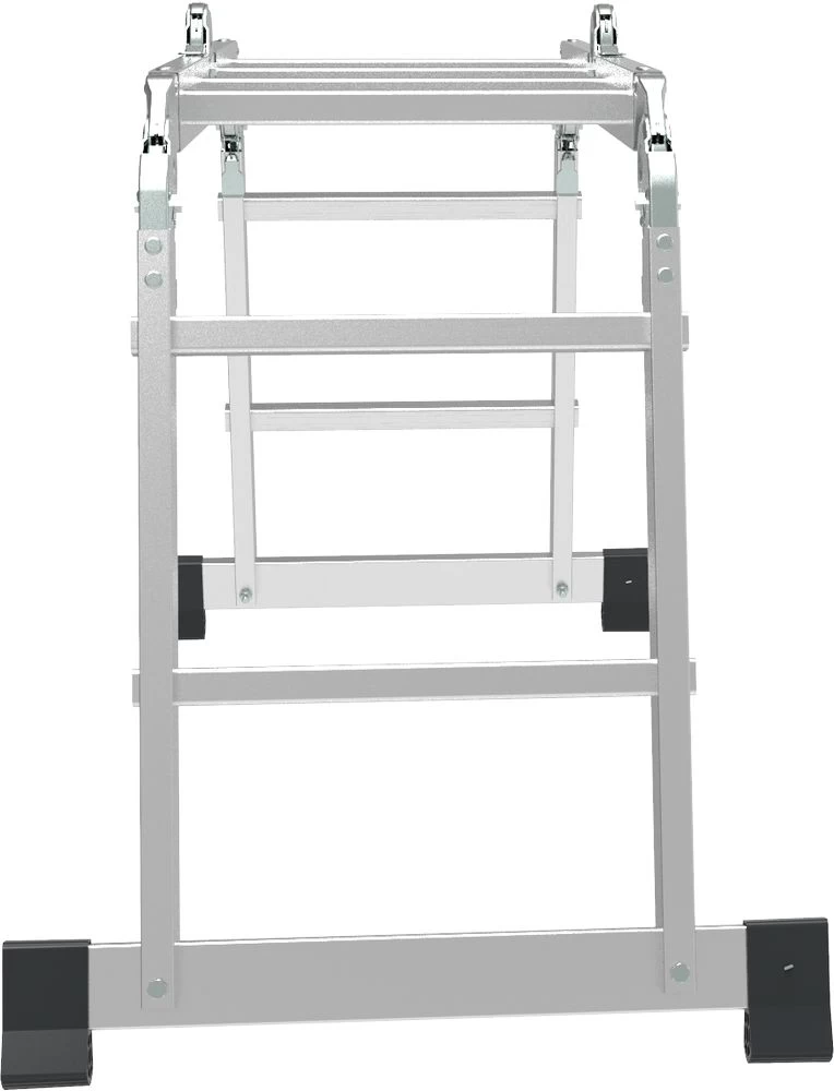 Алюминиевая четырехсекционная лестница-трансформер 400 мм NV1322 НОВАЯ ВЫСОТА 4Х2 арт.1320402 от магазина ЛесКонПром.ру