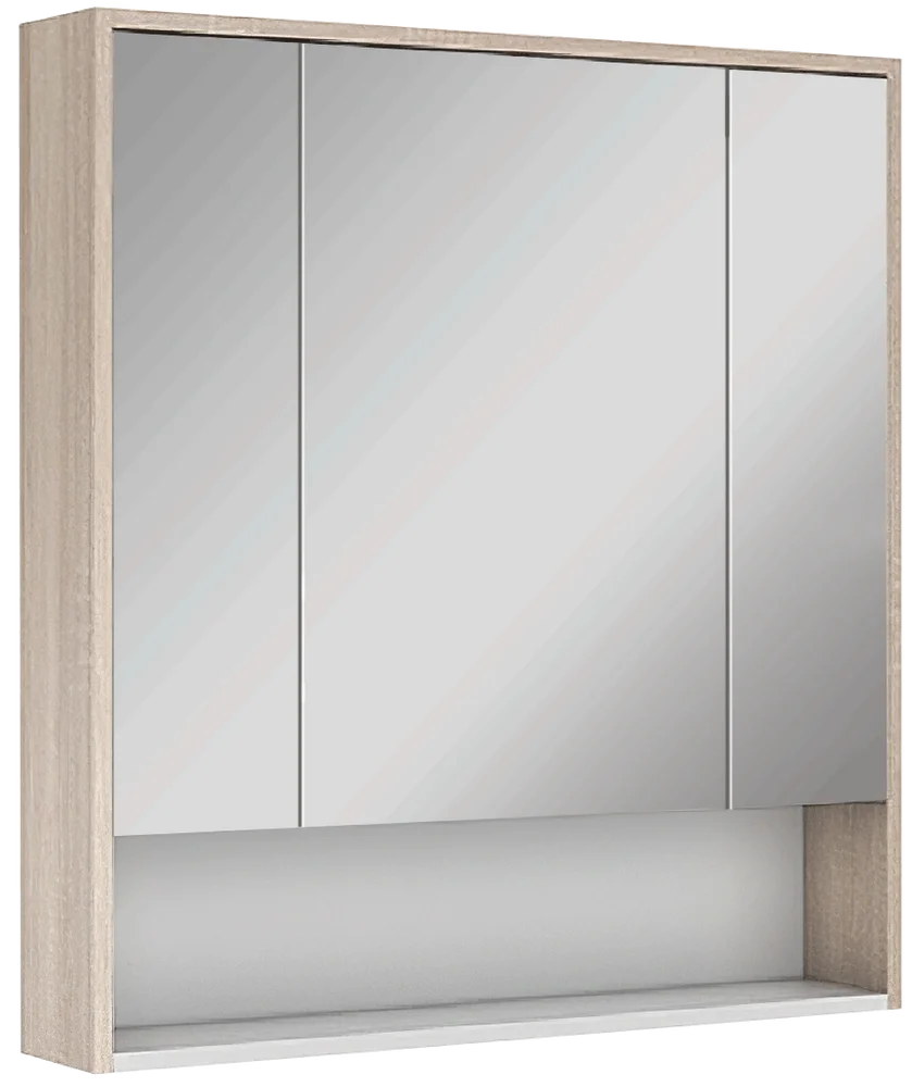 Зеркало-шкаф Домино Prime 80 дуб сонома от магазина ЛесКонПром.ру